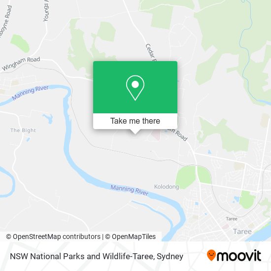 NSW National Parks and Wildlife-Taree map