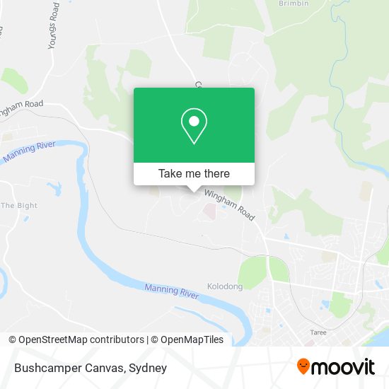 Bushcamper Canvas map