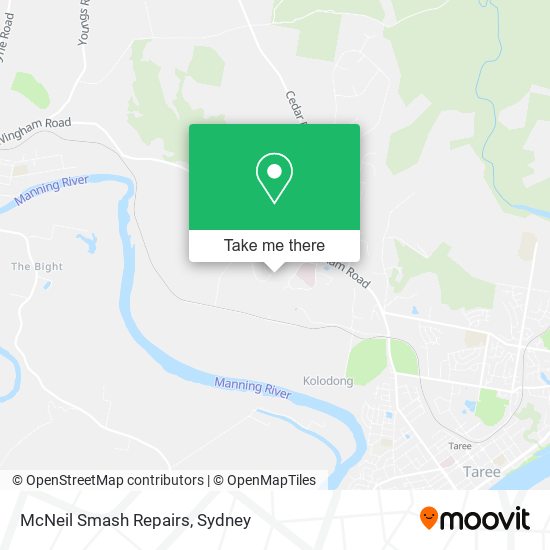 McNeil Smash Repairs map