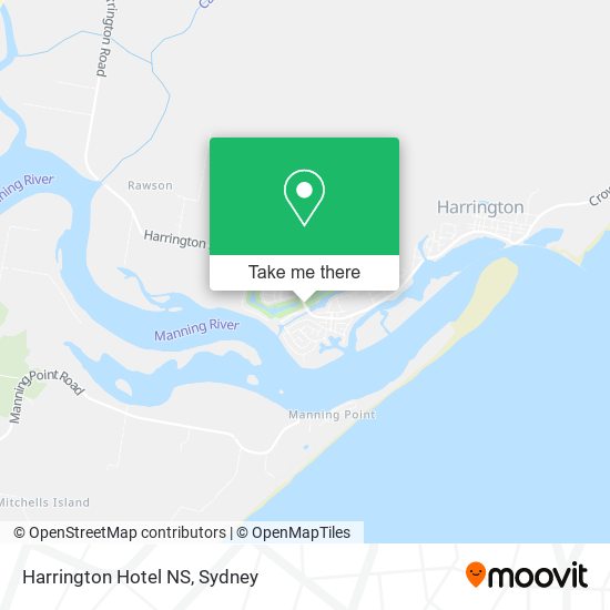 Harrington Hotel NS map