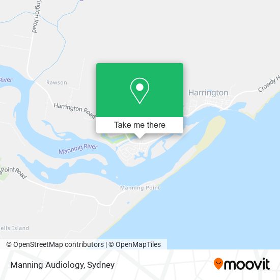 Manning Audiology map