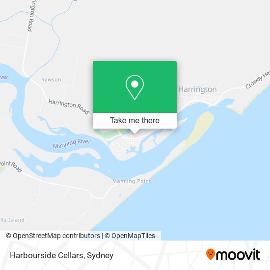 Harbourside Cellars map