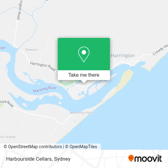 Mapa Harbourside Cellars