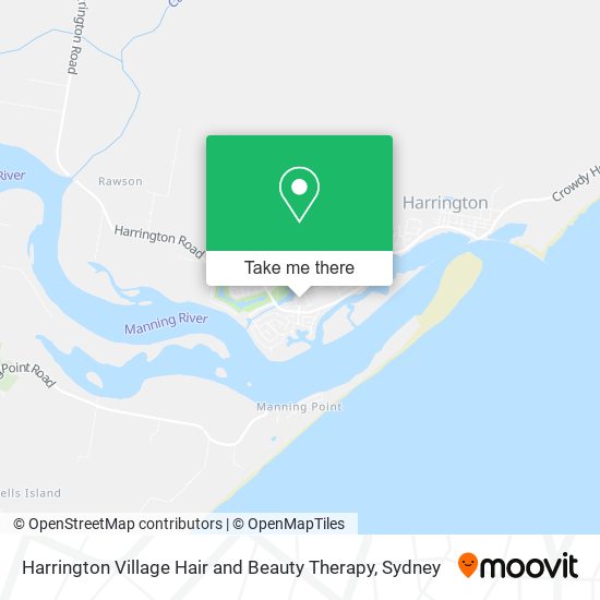 Mapa Harrington Village Hair and Beauty Therapy