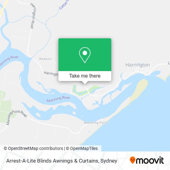 Arrest-A-Lite Blinds Awnings & Curtains map