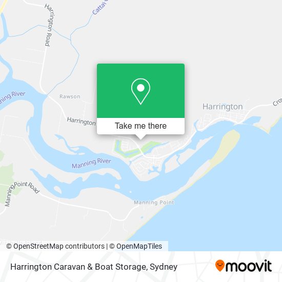 Harrington Caravan & Boat Storage map