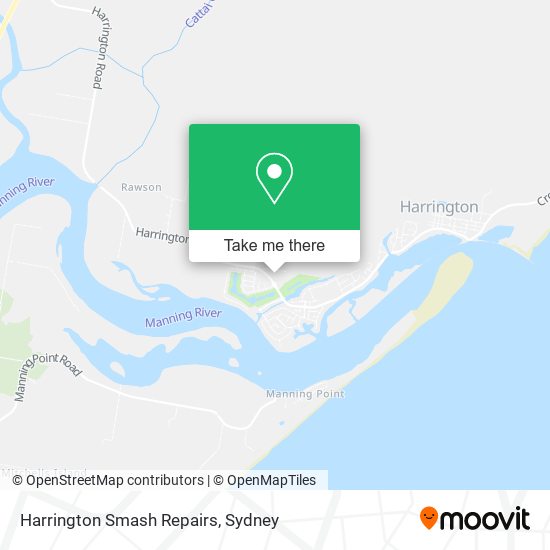 Harrington Smash Repairs map