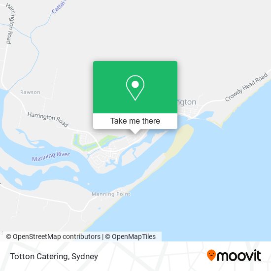 Totton Catering map