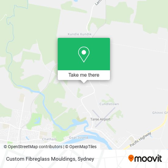 Custom Fibreglass Mouldings map
