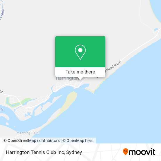 Harrington Tennis Club Inc map