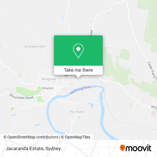 Jacaranda Estate map
