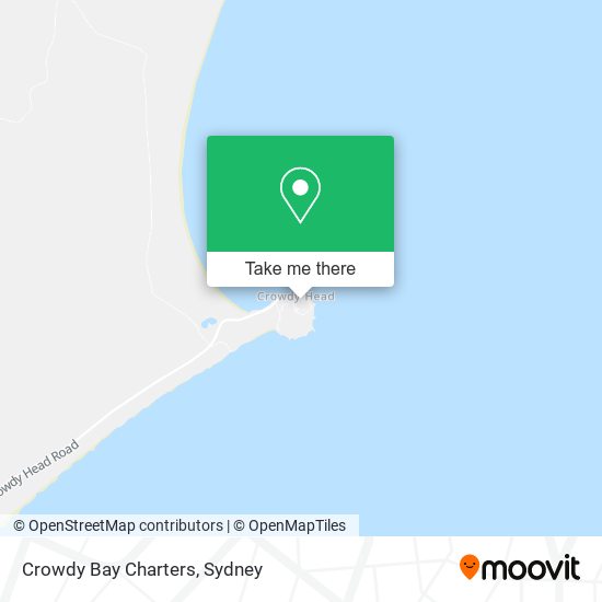 Crowdy Bay Charters map