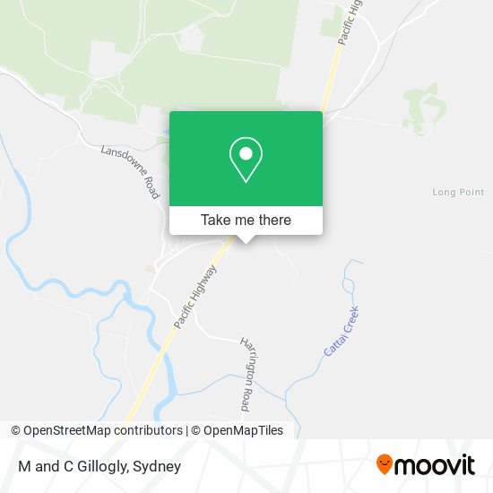 M and C Gillogly map