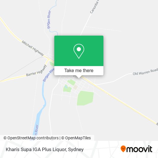 Khan's Supa IGA Plus Liquor map