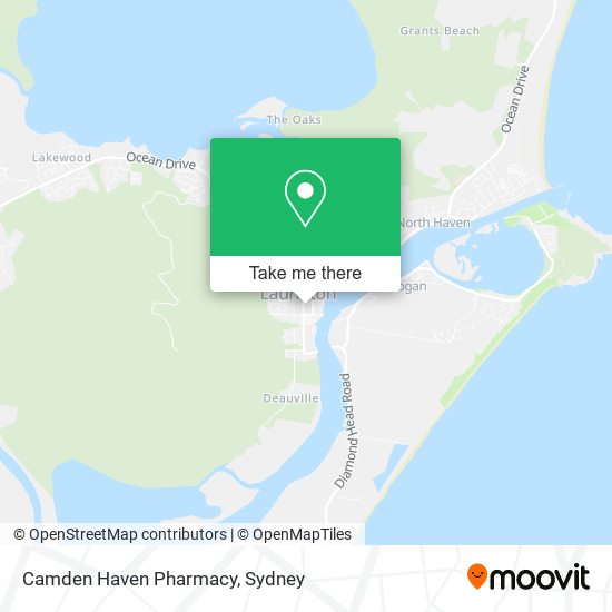 Mapa Camden Haven Pharmacy