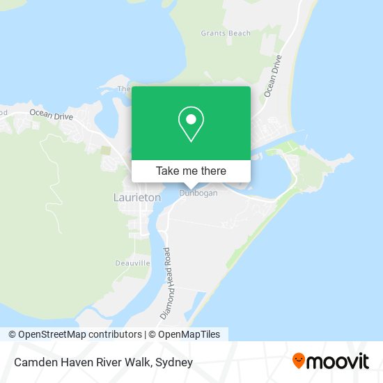 Mapa Camden Haven River Walk