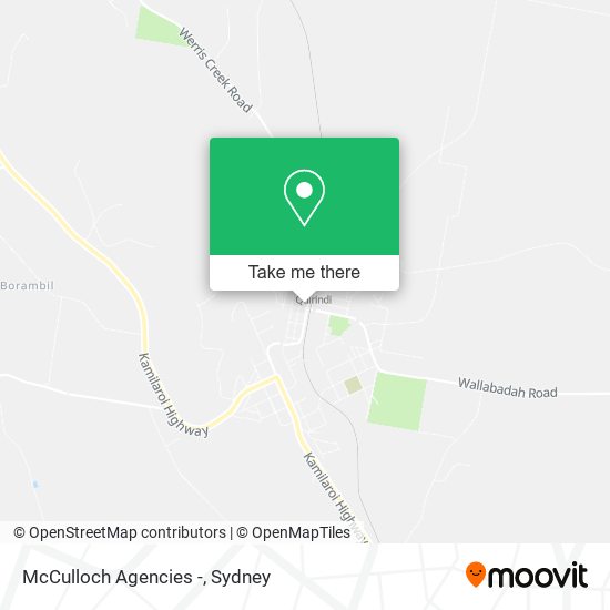 Mapa McCulloch Agencies -