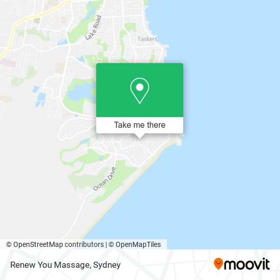 Renew You Massage map
