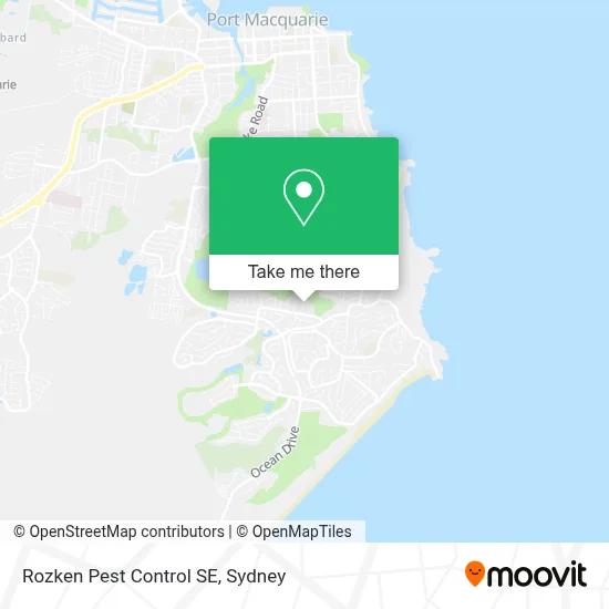 Rozken Pest Control SE map