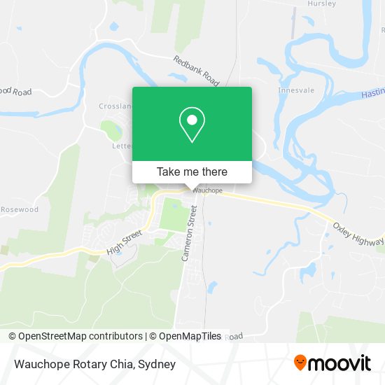 Wauchope Rotary Chia map