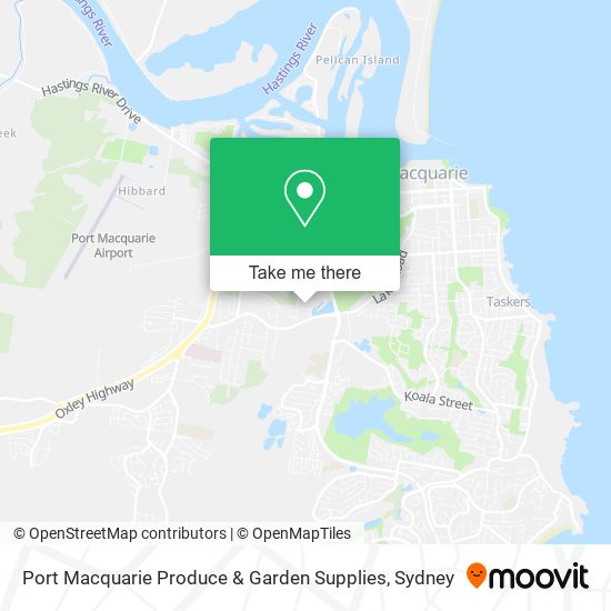 Port Macquarie Produce & Garden Supplies map