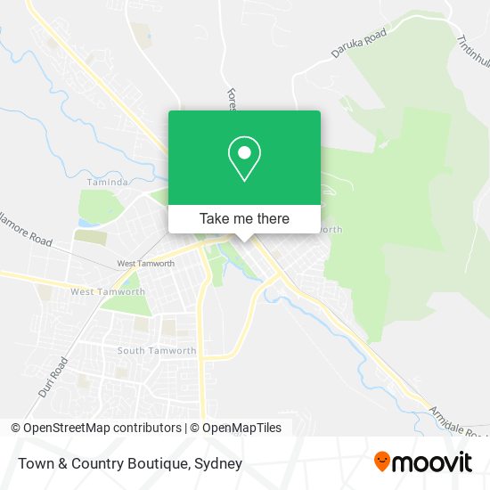 Town & Country Boutique map