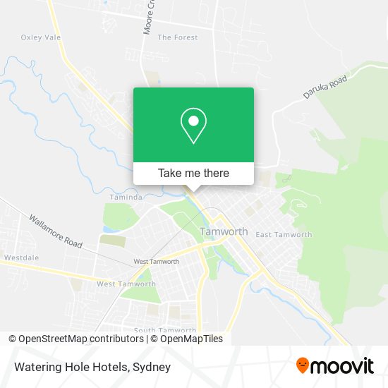 Watering Hole Hotels map