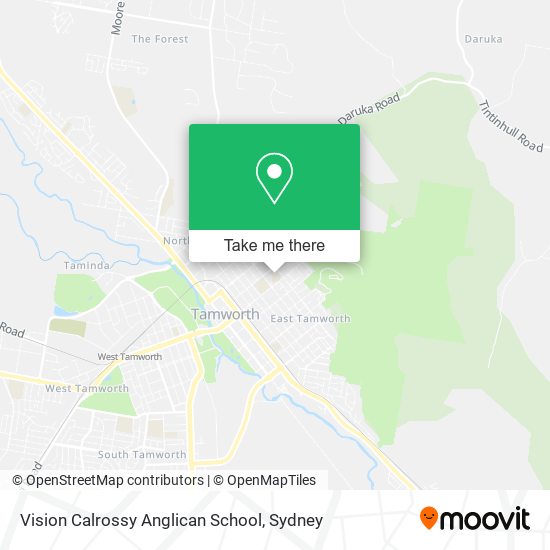 Vision Calrossy Anglican School map