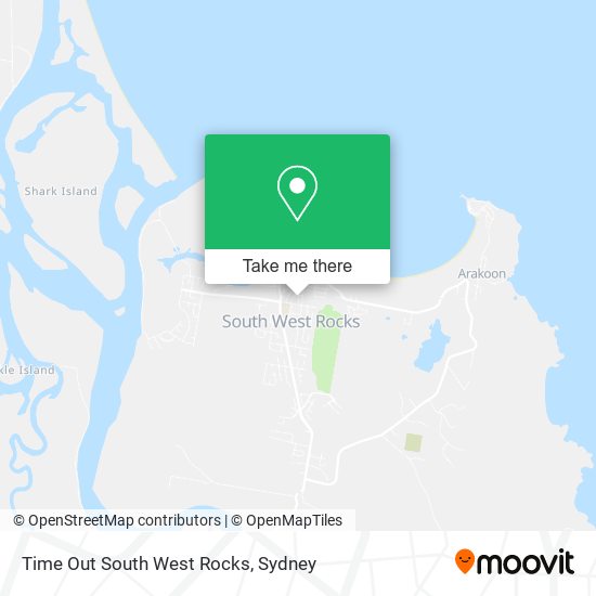 Time Out South West Rocks map