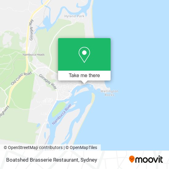 Boatshed Brasserie Restaurant map