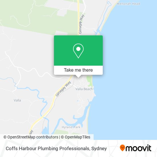Coffs Harbour Plumbing Professionals map