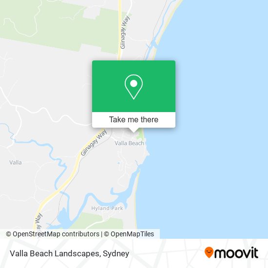 Valla Beach Landscapes map