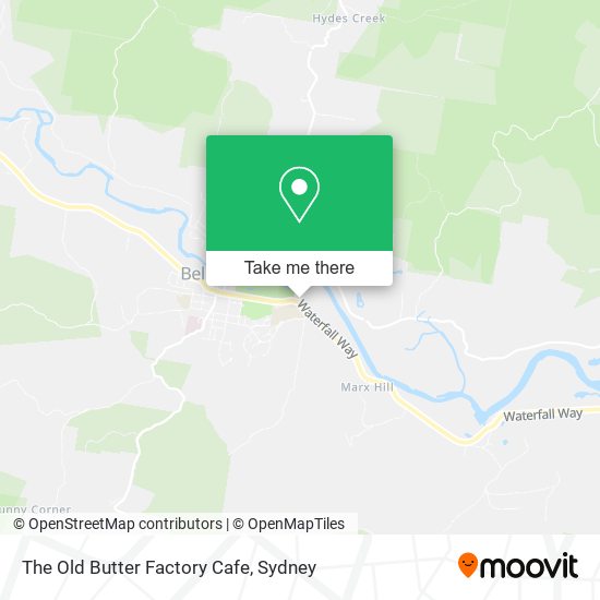 The Old Butter Factory Cafe map