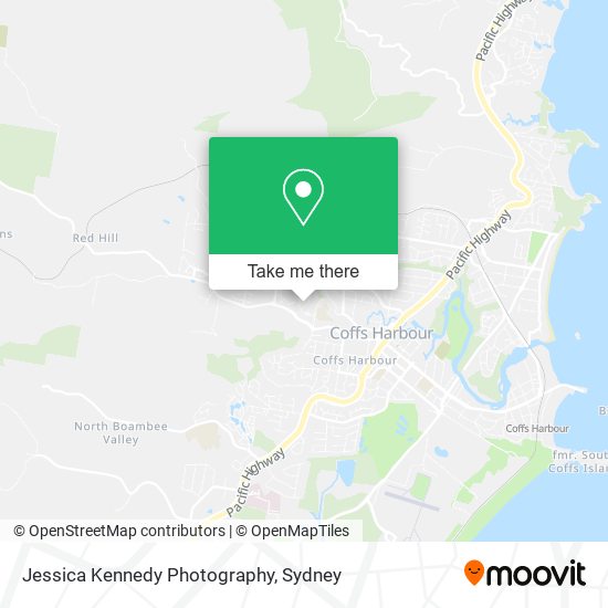 Jessica Kennedy Photography map