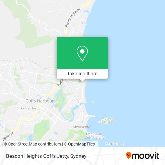 Beacon Heights Coffs Jetty map