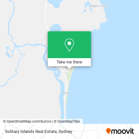 Solitary Islands Real Estate map