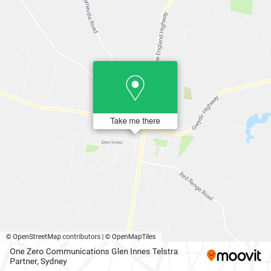 One Zero Communications Glen Innes Telstra Partner map