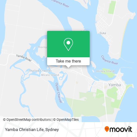 Yamba Christian Life map