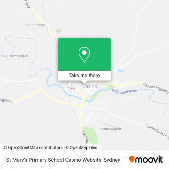 Mapa St Mary's Primary School Casino Website