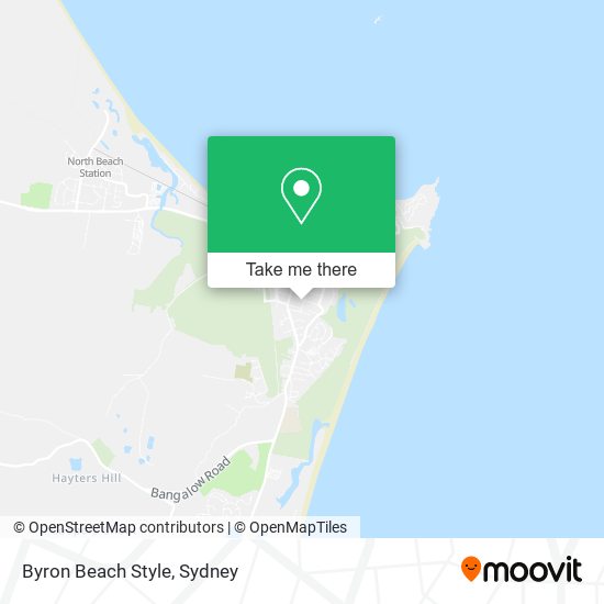 Byron Beach Style map