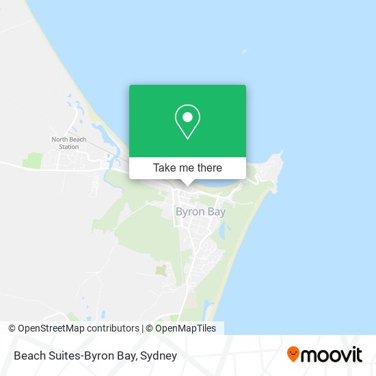 Beach Suites-Byron Bay map