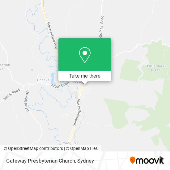 Gateway Presbyterian Church map