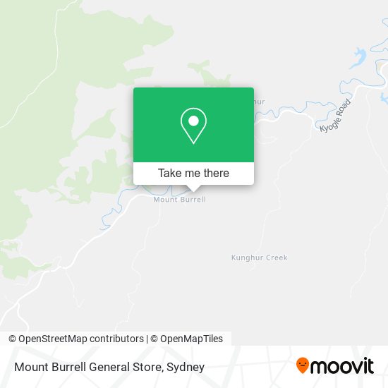 Mount Burrell General Store map