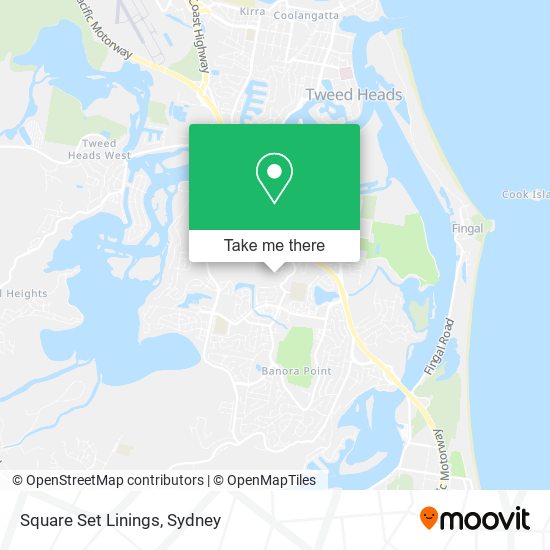 Square Set Linings map
