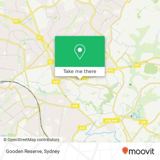 Gooden Reserve map