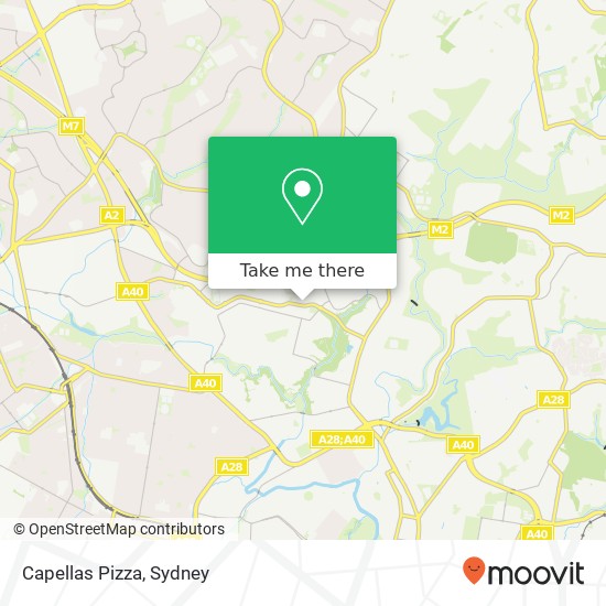 Capellas Pizza map