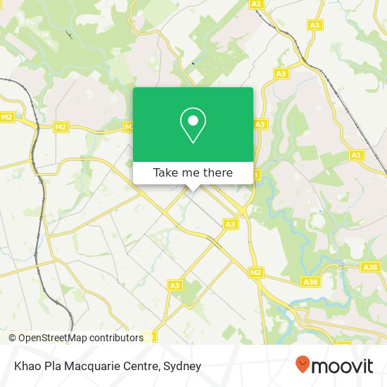 Khao Pla Macquarie Centre map