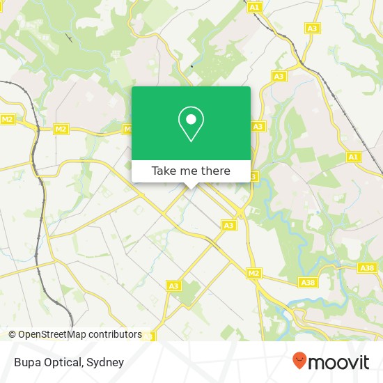 Bupa Optical map