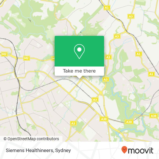 Mapa Siemens Healthineers