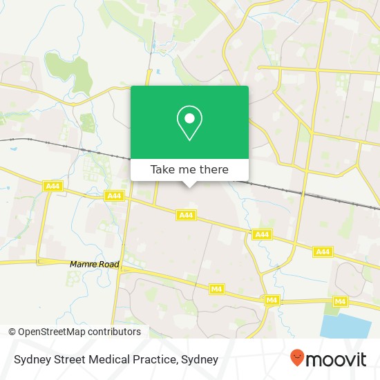 Mapa Sydney Street Medical Practice